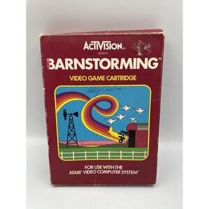 Barnstorming (Atari 2600, 1982) Activision TESTED - Fast Shipping!